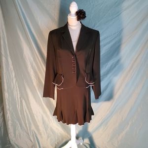 NWT Black 1940s style suit